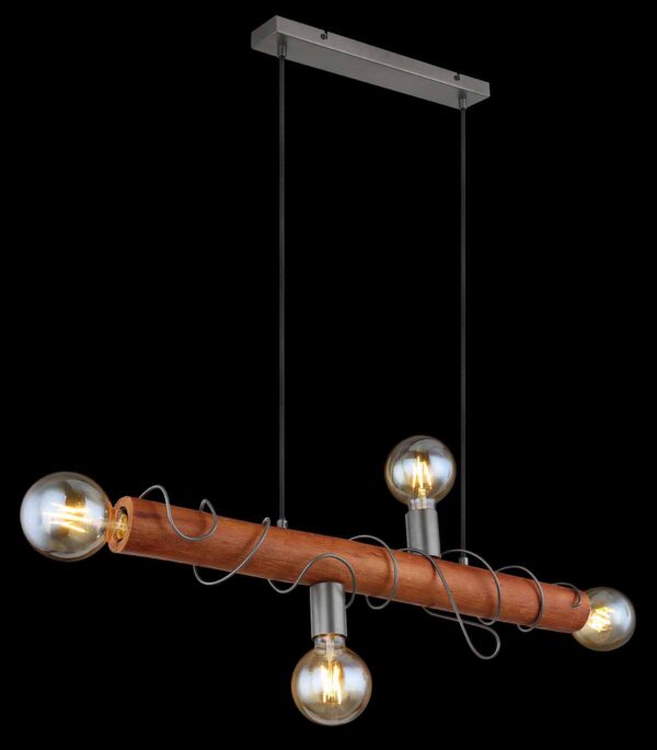 Globo Alice hanglamp – E27 (grote fitting) – Grijs - Image 4