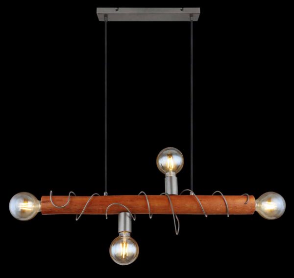 Globo Alice hanglamp – E27 (grote fitting) – Grijs - Image 5