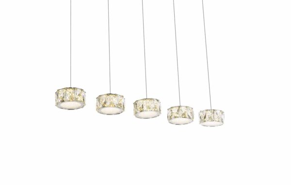 Globo Amur hanglamp – Ingebouwd (LED) – Chroom - Image 3