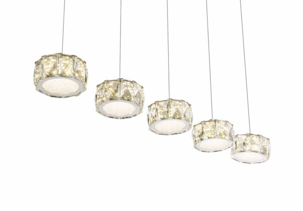 Globo Amur hanglamp – Ingebouwd (LED) – Chroom - Image 4
