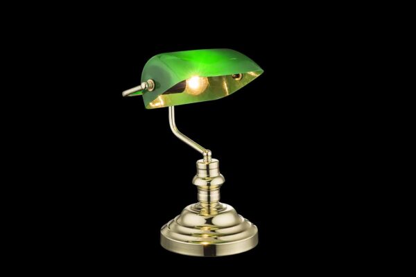Globo Antique tafellamp – E27 (grote fitting) – Messing - Image 3