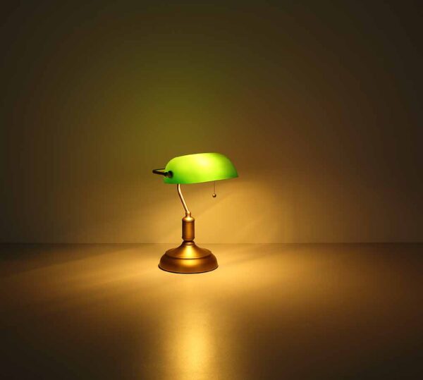 Globo Antique tafellamp – E27 (grote fitting) – Messing - Image 4
