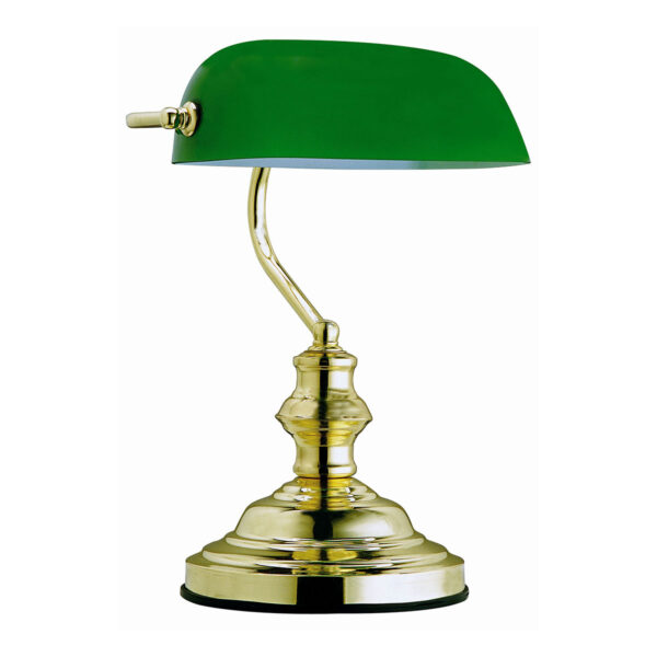 Globo Antique tafellamp – E27 (grote fitting) – Messing