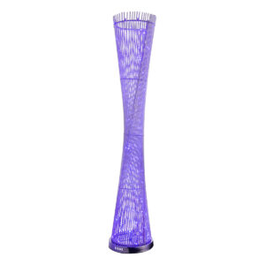 Globo Anton vloerlamp – ø 27 cm – Ingebouwd (LED) – Zilver