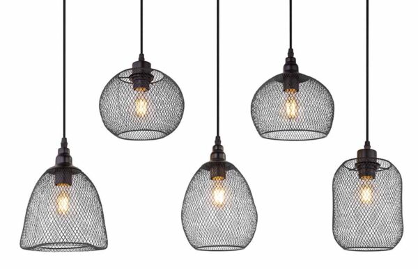 Globo Anya hanglamp – E27 (grote fitting) – Zwart - Image 3