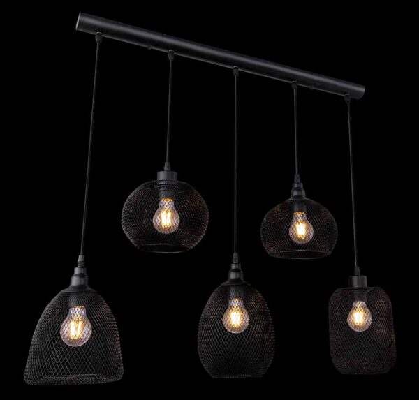 Globo Anya hanglamp – E27 (grote fitting) – Zwart - Image 4