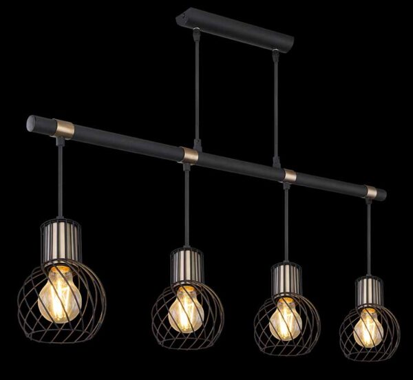 Globo Argusto hanglamp – E27 (grote fitting) – Zwart - Image 4