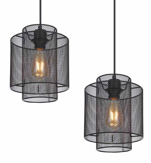 Globo Augustin hanglamp – E27 (grote fitting) – Zwart - Image 3