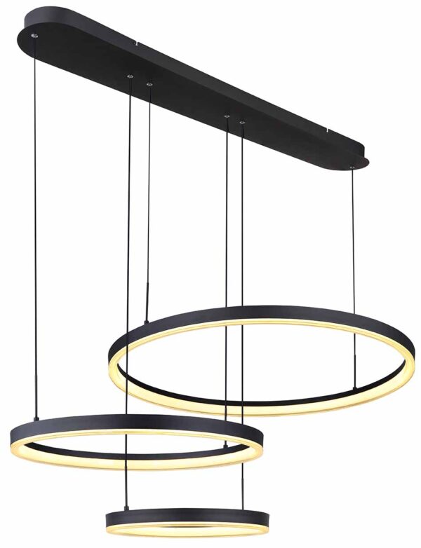 Globo Augusto hanglamp – Ingebouwd (LED) – Zwart - Image 4