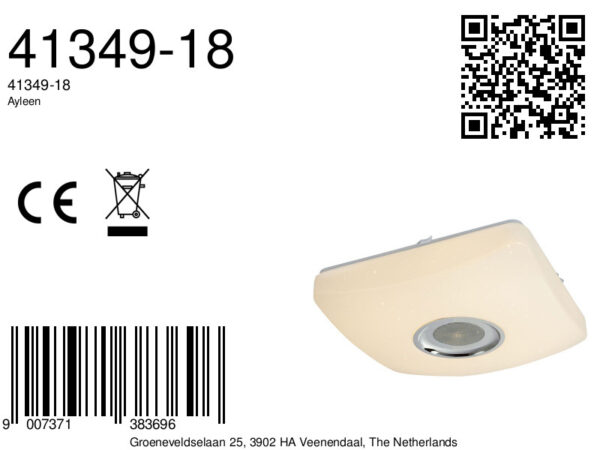 Globo Ayleen plafonniere – Ingebouwd (LED) – Wit - Image 6