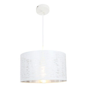 Globo Barca hanglamp – ø 38 cm – E27 (grote fitting) – Wit