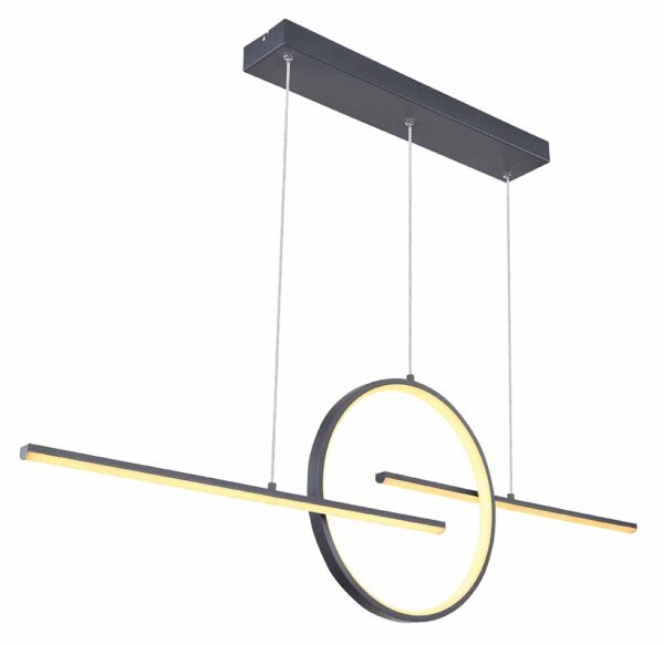 Globo Barral hanglamp – Ingebouwd (LED) – Grijs - Image 4