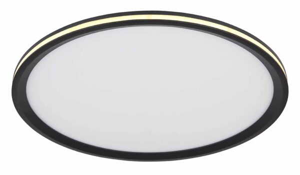Globo Belissa plafonniere – ø 40 cm – Ingebouwd (LED) – Zwart - Image 4