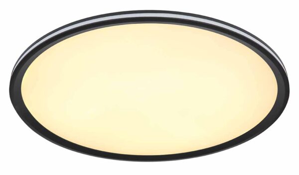 Globo Belissa plafonniere – ø 50 cm – Ingebouwd (LED) – Zwart - Image 3