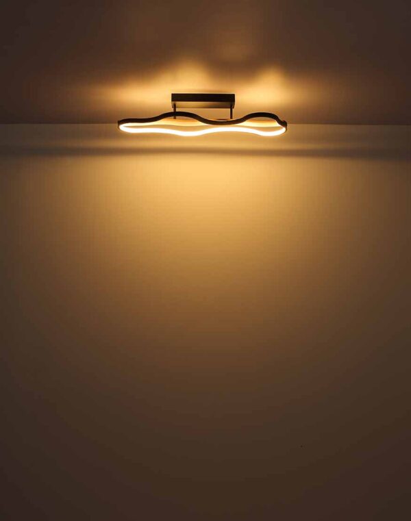 Globo Bezzy plafonniere – Ingebouwd (LED) – Zwart - Image 3