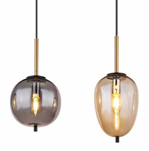 Globo Blacky hanglamp – E14 (kleine fitting) – Zwart - Image 3