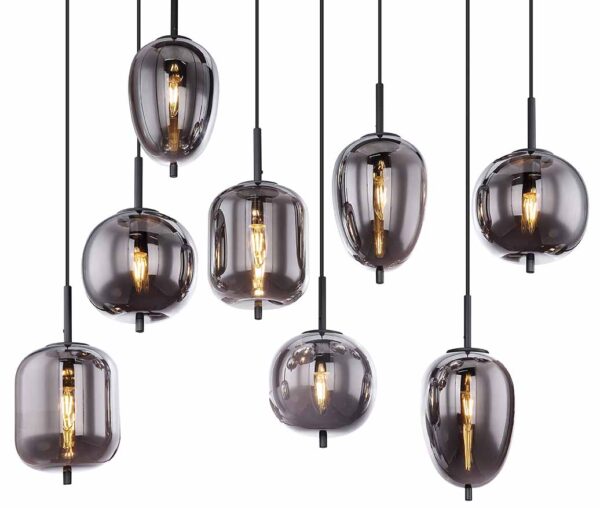 Globo Blacky hanglamp – E14 (kleine fitting) – Zwart - Image 3