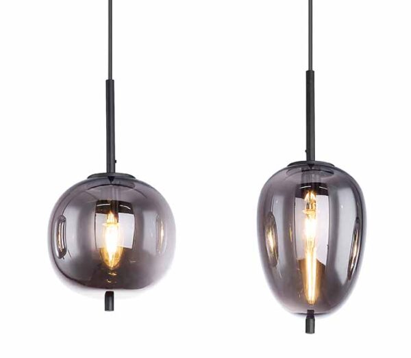 Globo Blacky hanglamp – E14 (kleine fitting) – Zwart - Image 3