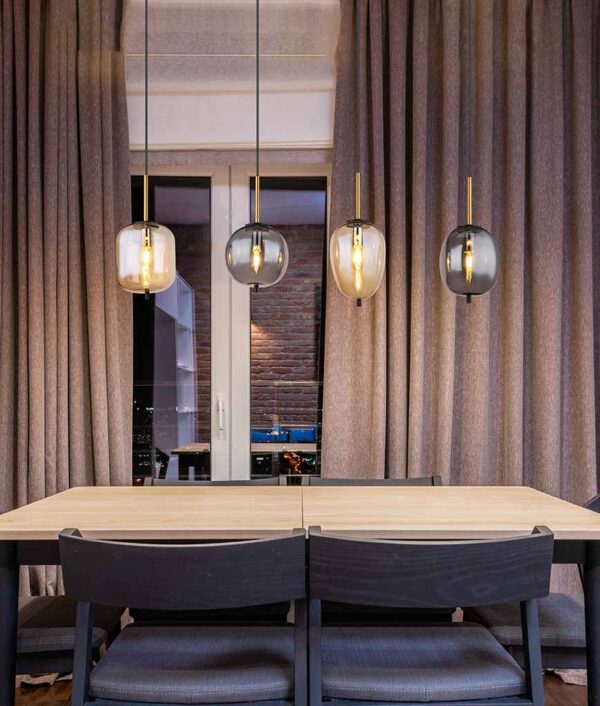 Globo Blacky hanglamp – E14 (kleine fitting) – Zwart - Image 4