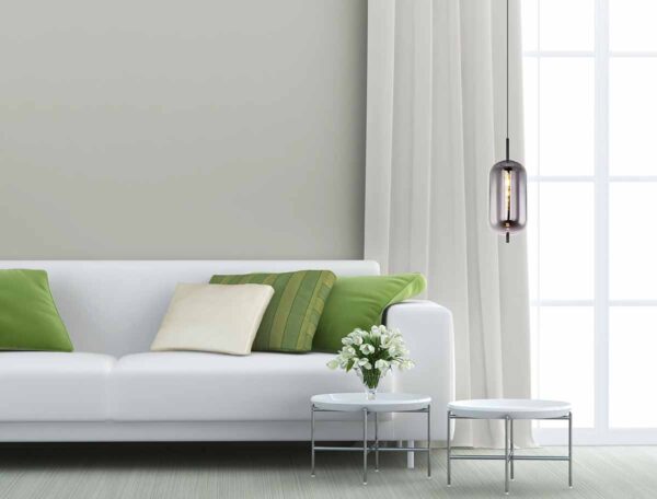 Globo Blacky hanglamp – ø 22 cm – E27 (grote fitting) – Zwart - Image 4