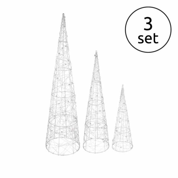 Globo Blanka vloerlamp – ø 21 cm – Ingebouwd (LED) – Zilver - Image 4