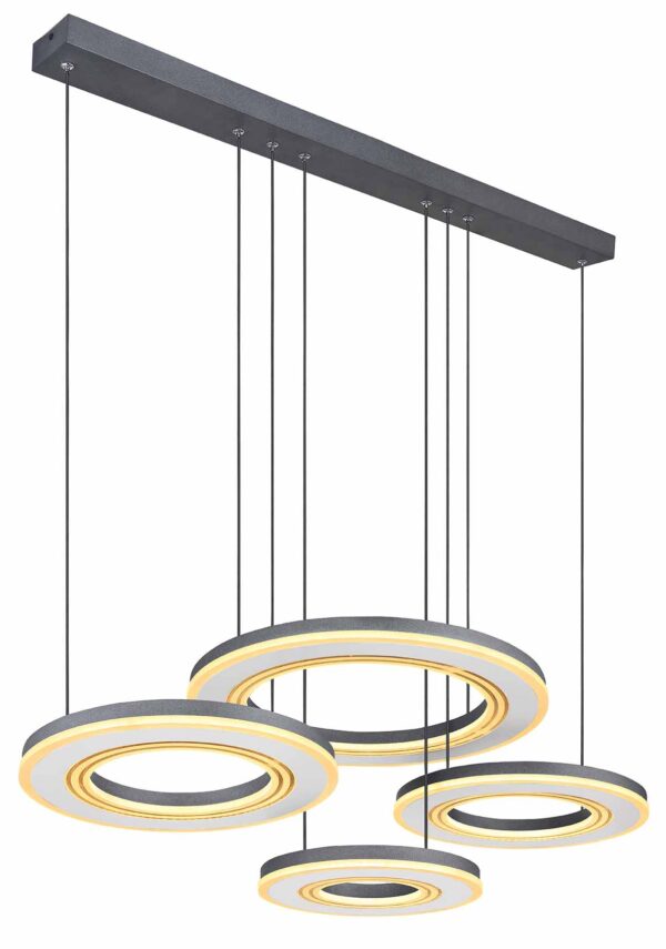 Globo Blasius hanglamp – Ingebouwd (LED) – Zwart - Image 4