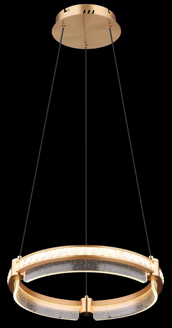 Globo Blondie hanglamp – ø 40 cm – Ingebouwd (LED) – Goud - Image 3