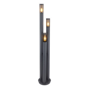 Globo Boston vloerlamp – ø 28 cm – E27 (grote fitting) – Antraciet