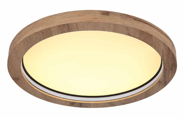 Globo Branza plafonniere – ø 40 cm – Ingebouwd (LED) – Zwart - Image 3