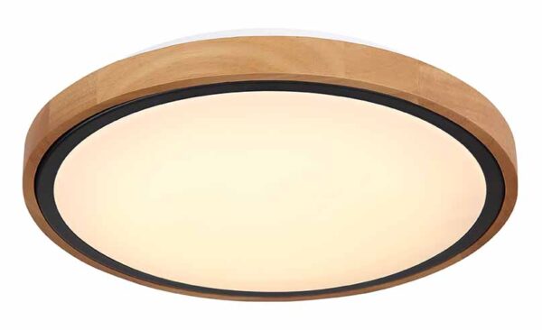 Globo Bruno plafonniere – ø 30,7 cm – Ingebouwd (LED) – Zwart - Image 4