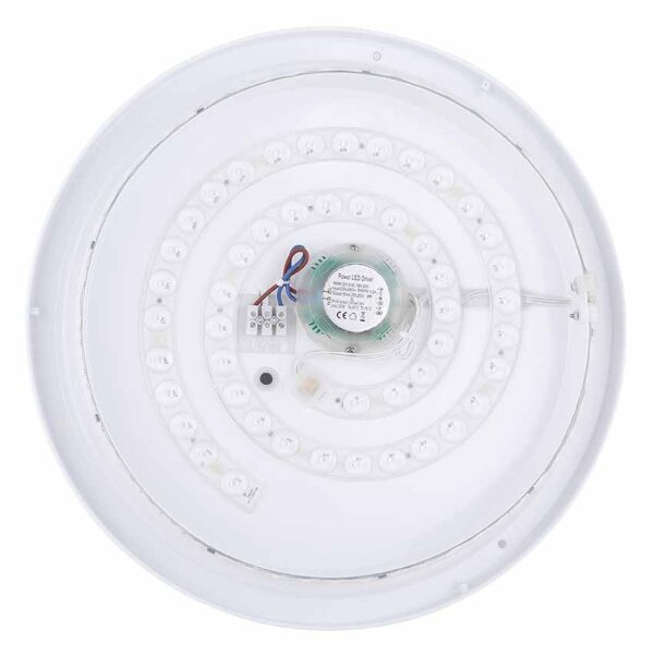 Globo Burro plafonniere – ø 39 cm – Ingebouwd (LED) – Wit - Image 4