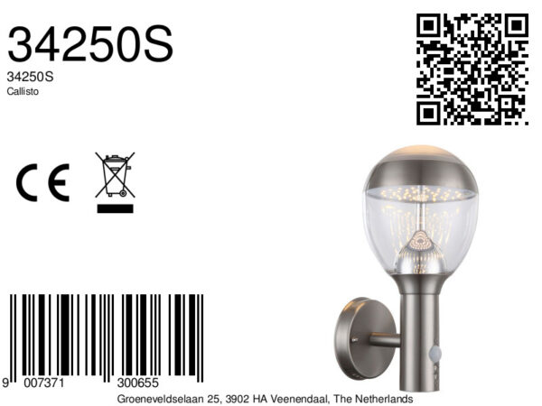 Globo Callisto wandlamp – Ingebouwd (LED) – - Image 3