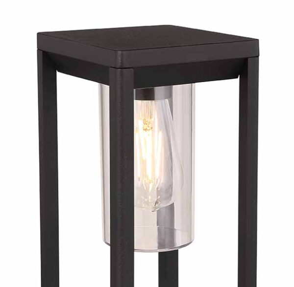Globo Candela vloerlamp – LED + E27 – Zwart - Image 3