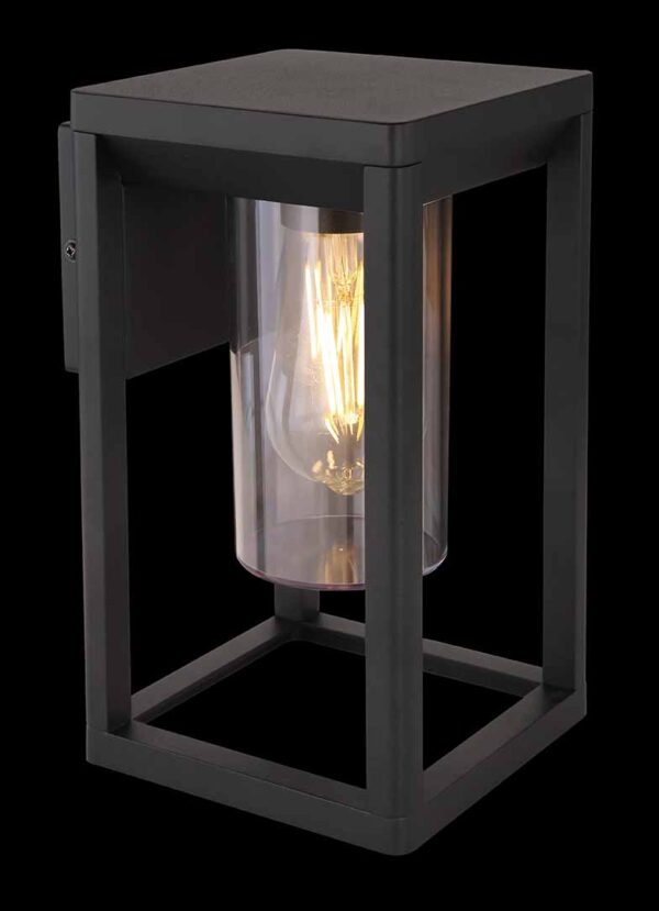 Globo Candela wandlamp – LED + E27 – Zwart - Image 3