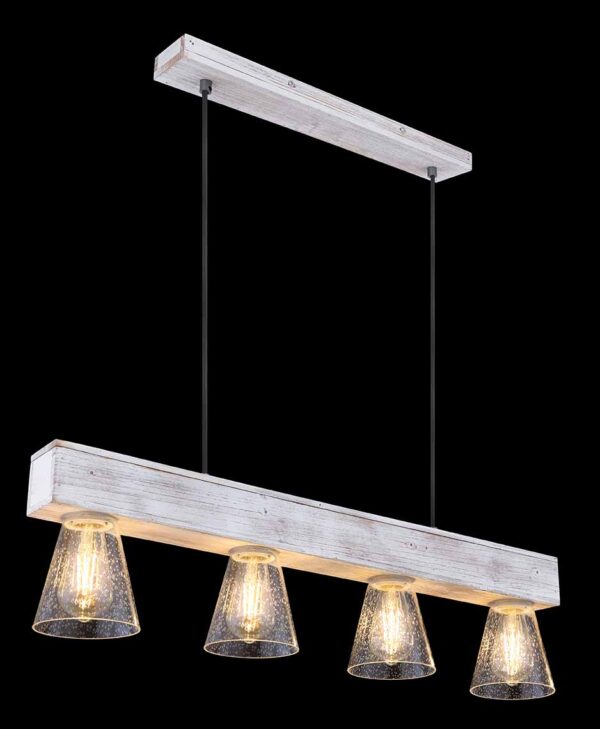 Globo Charly hanglamp – E27 (grote fitting) – Transparant - Image 4