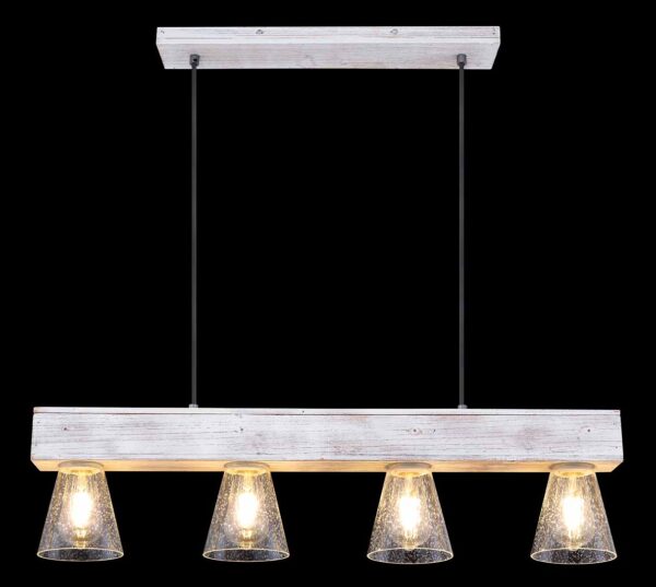 Globo Charly hanglamp – E27 (grote fitting) – Transparant - Image 5