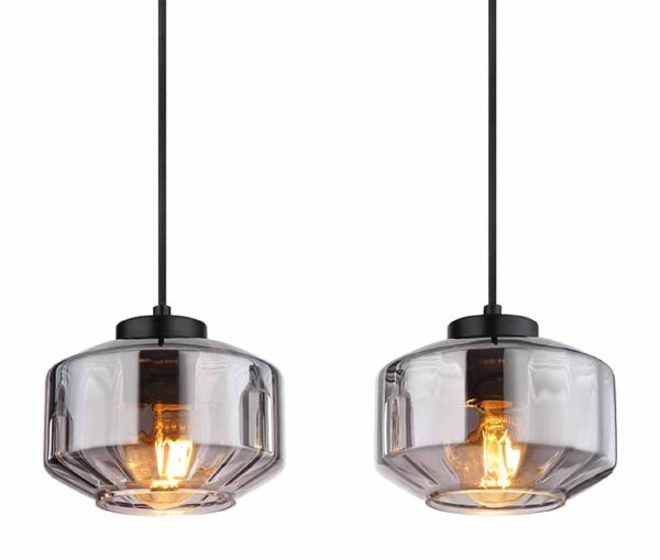 Globo Christiana hanglamp – E27 (grote fitting) – Zwart - Image 3