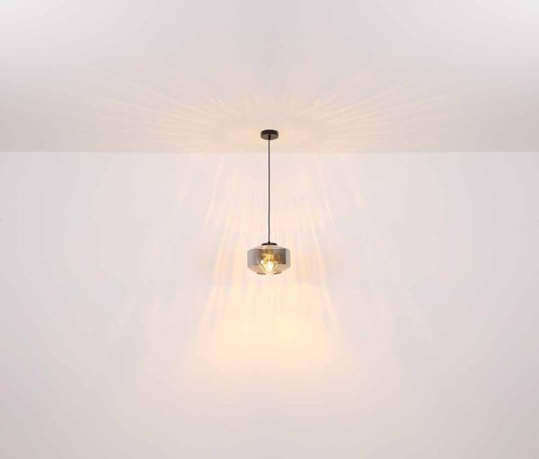 Globo Christiana hanglamp – ø 40 cm – E27 (grote fitting) – Zwart - Image 4