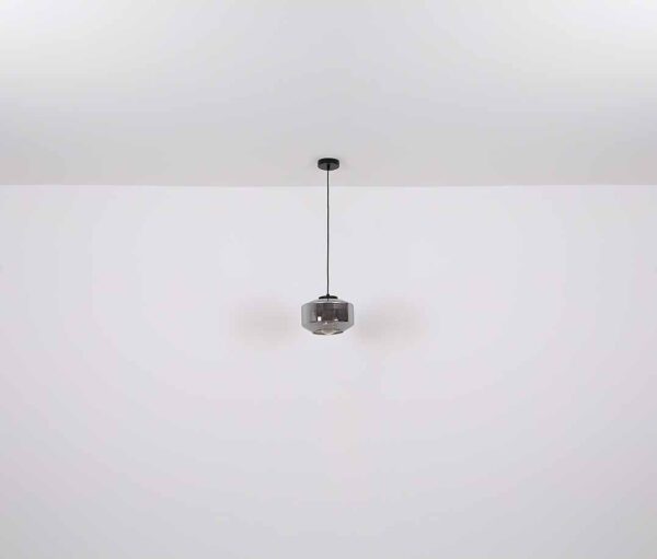 Globo Christiana hanglamp – ø 40 cm – E27 (grote fitting) – Zwart - Image 5