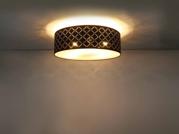 Globo Clarke plafonniere – ø 60 cm – E27 (grote fitting) – Nikkel - Image 4