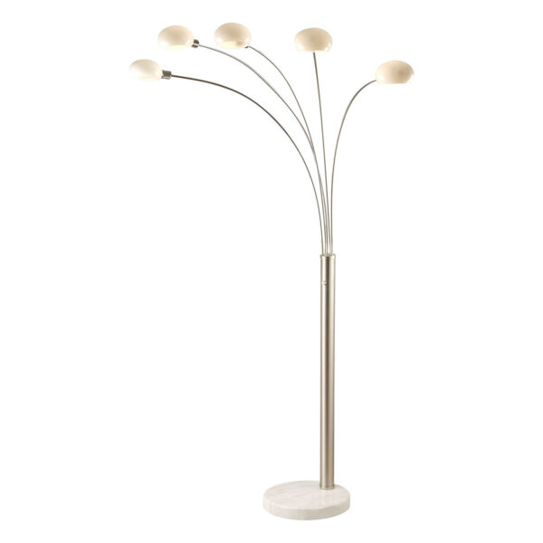 Globo Classic style vloerlamp – E14 (kleine fitting) – Nikkel