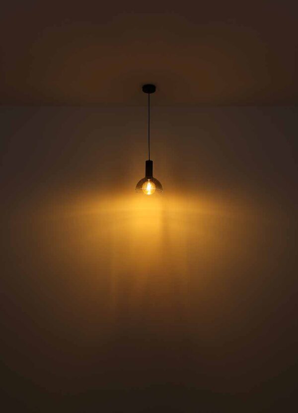 Globo Classis hanglamp – E27 (grote fitting) – Zwart - Image 4