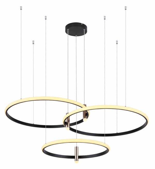 Globo Coco hanglamp – Ingebouwd (LED) – Zwart - Image 3