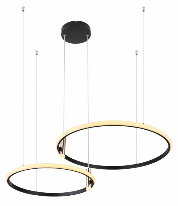 Globo Coco hanglamp – Ingebouwd (LED) – Zwart - Image 3