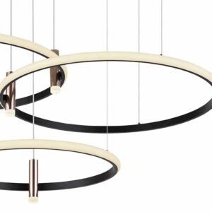 Globo Coco hanglamp – Ingebouwd (LED) – Zwart