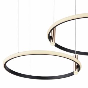 Globo Coco hanglamp – Ingebouwd (LED) – Zwart