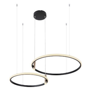 Globo Coco hanglamp – Ingebouwd (LED) – Zwart