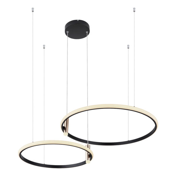 Globo Coco hanglamp – Ingebouwd (LED) – Zwart