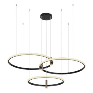 Globo Coco hanglamp – Ingebouwd (LED) – Zwart