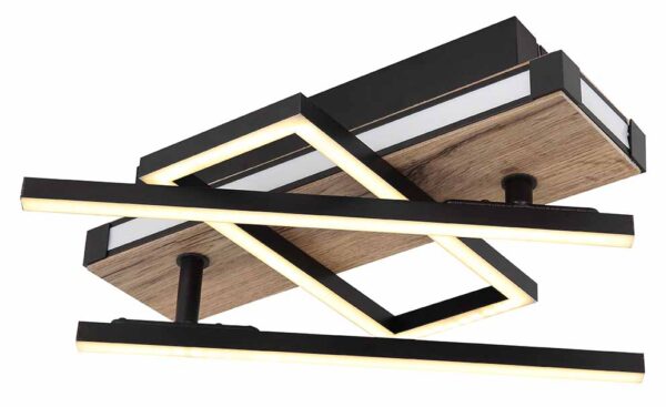 Globo Colli plafonniere – Ingebouwd (LED) – Zwart - Image 4